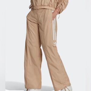 Adidas Parley 3-Stripe High-Rise Ruched Pants Size Large